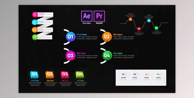 Infographic Trendy Lists (Videohive 27277854)