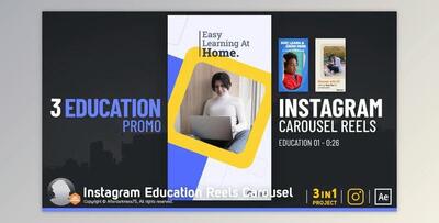 Instagram Education Reels Carousel (Videohive 50685491) - AE Project