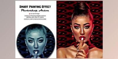 Smart Painting Effect PS Actin CreativeMarket-5394795