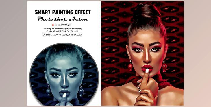 Smart Painting Effect PS Actin CreativeMarket-5394795