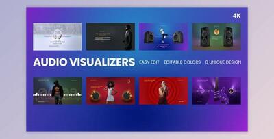 Audio Visualizers (Videohive 40570770) - AE Project