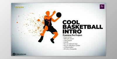 Cool Basketball Intro - Basketball Promo Premiere Pro (Videohive 34333174)