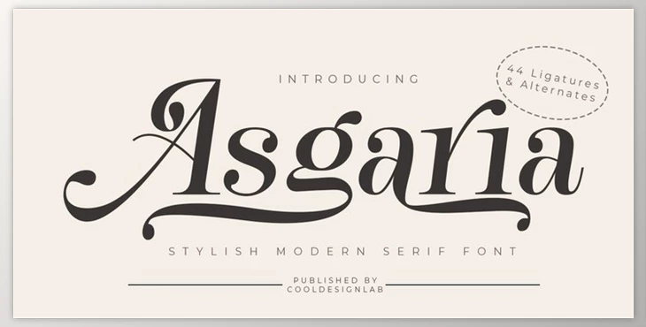 Asgaria Font Family