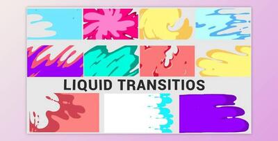 Liquid Transition Pack (Videohive 22486820) - AE Project