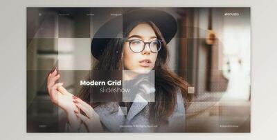 Modern Grid Slideshow (Videohive 29796409) - AE Project