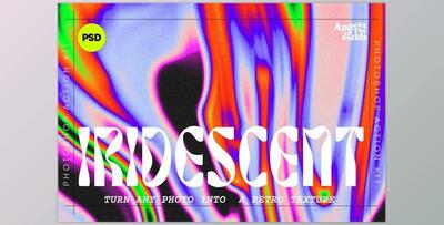 Iridescent Texture Action Kit CreativeMarket-6277722 (PSD)