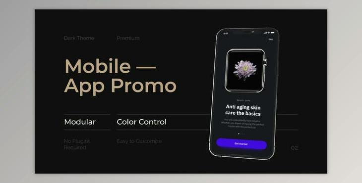 Mobile Minimal App Promo (Videohive 31542689) - AE Project