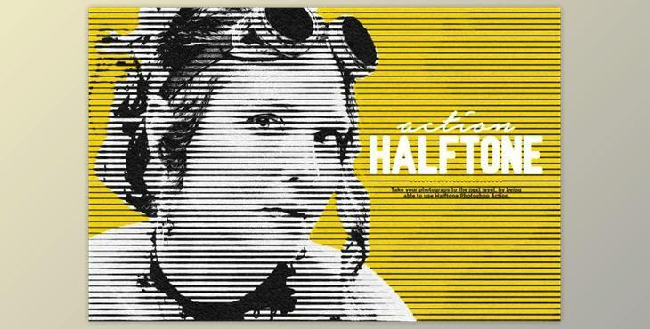 Halftone Photoshop Action By ScaryClown (ATN)