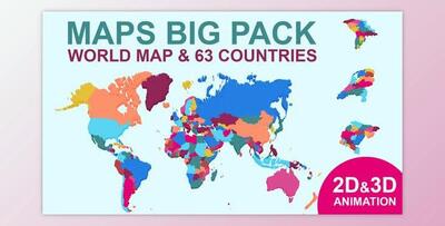 Maps Big Pack (Videohive 24207754) - AE Project