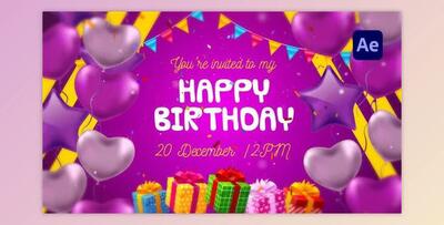 Happy Birhday (Videohive 39730924) - AE Project
