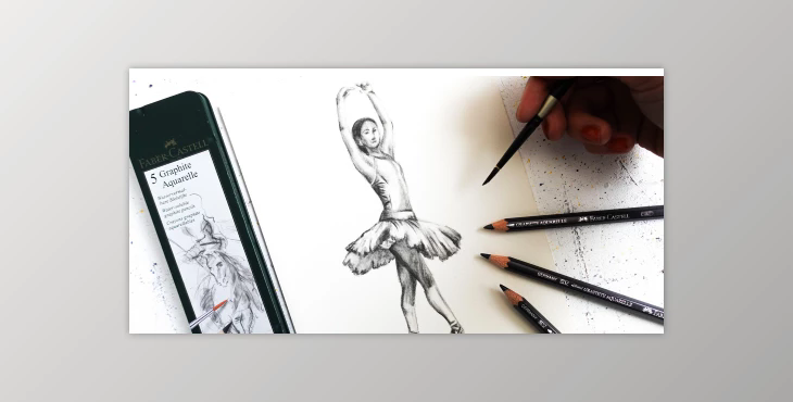 Figure Drawing & Painting: Explore the Magic of Water-soluble Graphite Pencils