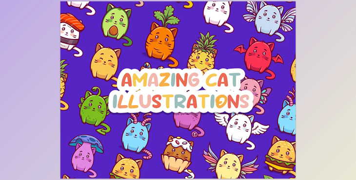 Amazing Cat Illustrations