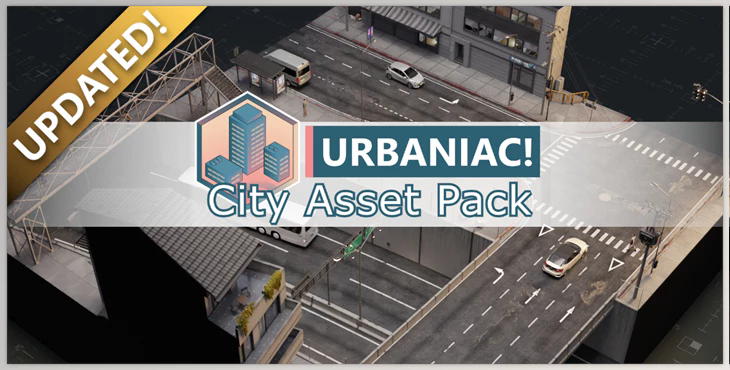 Blender Market – URBANIAC! City Asset Pack PRO v2.45