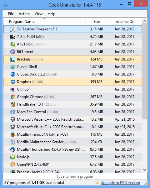 Geek Uninstaller 1.5.2.165