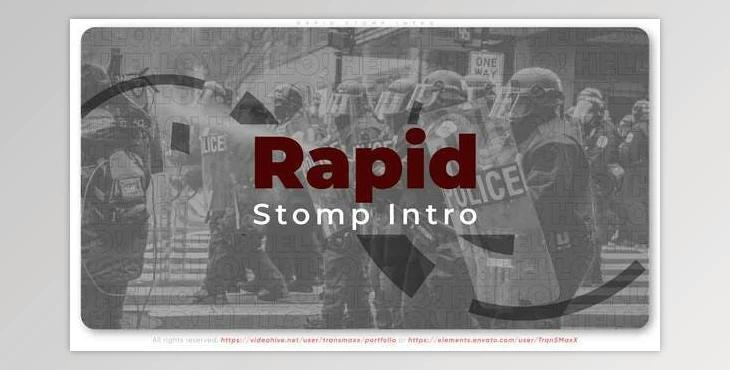 Rapid Stomp Intro (Videohive 30506733) - AE Project