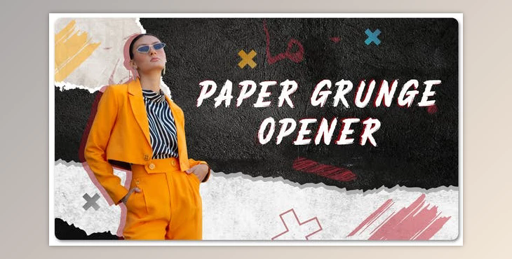 Paper Grunge Opener (Videohive 49518159) - AE Project
