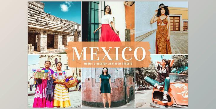 Mexico Pro Lightroom Presets CreativeMarket-6013008 (DNG, XMP, LRTEMPLATE, PDF, ATN)