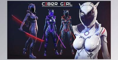 Unreal Engine - Ciber Girl v4.23