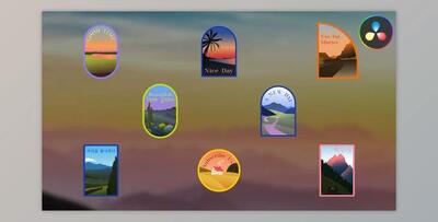 Beautiful View Titles for DaVinci Resolve (Videohive 51406725)