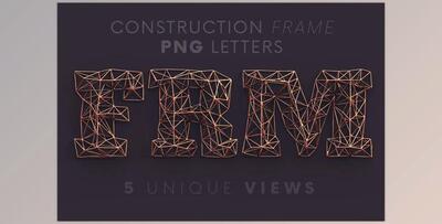 Construction Frame – 3D Lettering CreativeMarket - 6452232