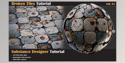 Artstation – Broken Tiles Tutorial – VOL 01