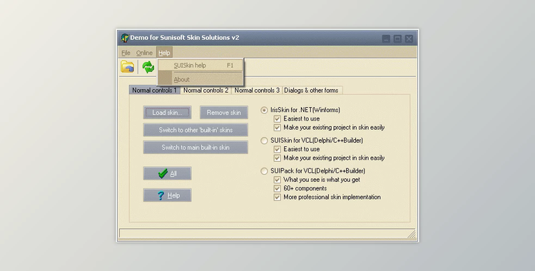 Sunisoft IrisSkin for VisualStudio.NET v3.66 + CRACK
