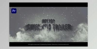 The Horror Cinematic Trailer MOGRT (VideoHive 42981358) - PR Project