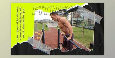 Paper Fitness Slideshow (Videohive 37757674) - AE Project