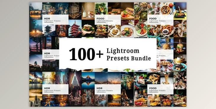 100+ Lightroom Presets Bundle CreativeMarket-6222707 (XMP)