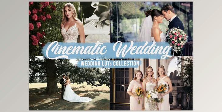 Cinematic Wedding LUTs Bundle CreativeMarket-5845567