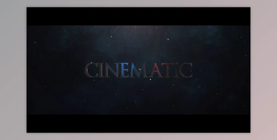 Cinematic Trailer (Videohive 36603292) - AE Project