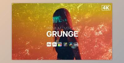 Premium Overlays Grunge (Videohive 48623620) - AE Project