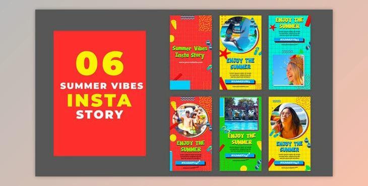 Enjoying Summer Vibes Instagram Story Pack (Videohive 39215565) - AE Project