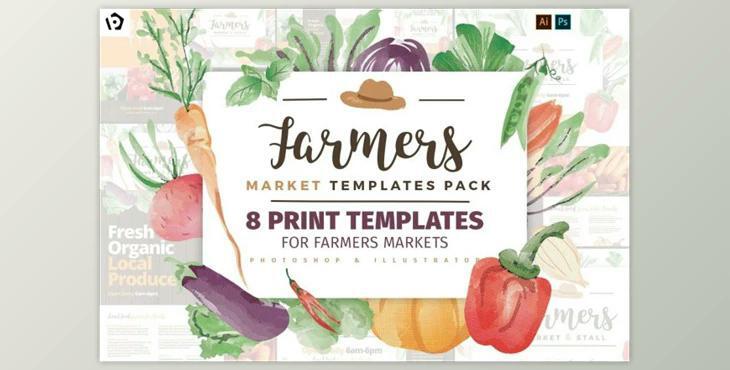 Farmers Market Templates Pack By BrandPacks (Layered)