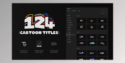 Cartoon Titles for Premiere Pro (Videohive 48559118)