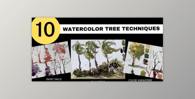Watercolor Landscape Workshop; Tree Painting Techniques