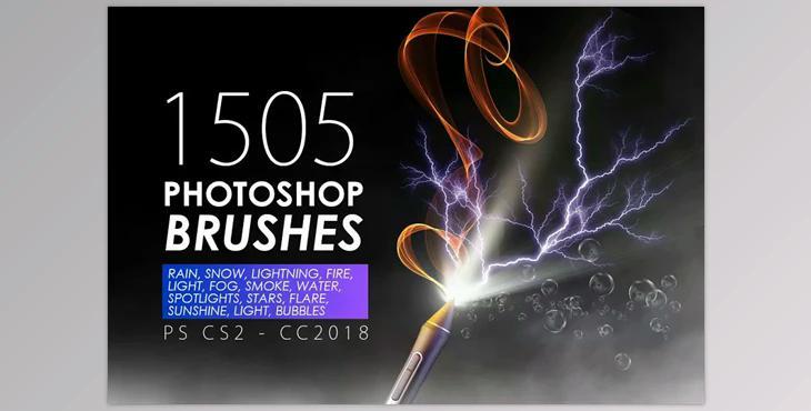 1505 Visual Effect Photoshop Brushes CreativeMarket 3261026