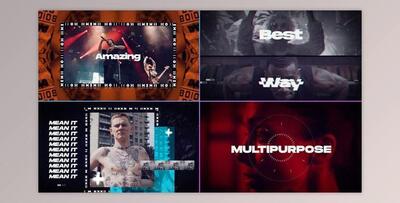 Upbeat Typo Opener (VideoHive 35322216) - AE Project