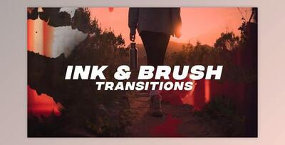 Ink&Brush Transitions (Videohive 36234737) - AE Project