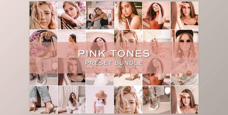 30 Pink Lightroom Preset Bundle CreativeMarket-5701831 (DNG , XMP)