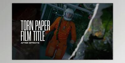 Torn Paper Film Titles (Videohive 37693403) - AE Project