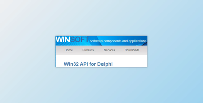 Winsoft Win32 API for Delphi v5.9 for Delphi 7-12 Athens Full Source