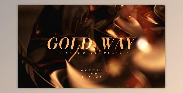 Gold Way (Videohive 33907333) - AE Project