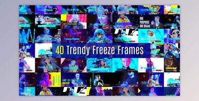 Trendy Freeze Frame (VideoHive 34889437) - AE Project
