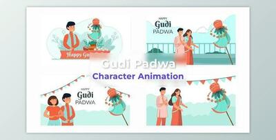 Gudi Padwa Animated Scene Pack (Videohive 36770533) - AE Project