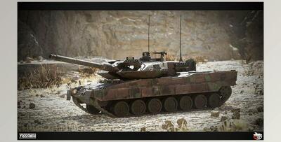 Unreal Engine - Leopard 2A7 - Advanced Tank Blueprint (Engine version 4.25- 4.27, 5.0- 5.2)