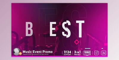 Music Event Promo (Videohive 21150268) - AE Project