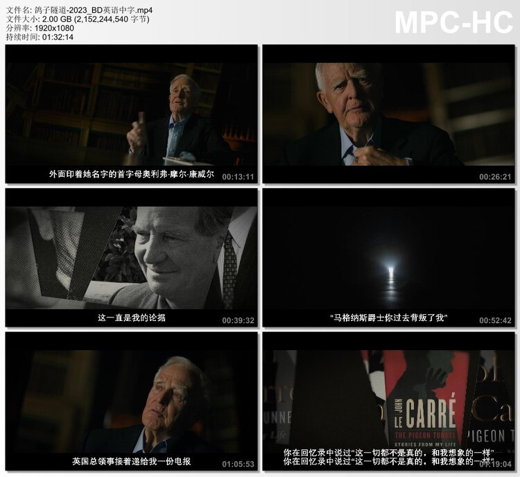 2023年美国纪录片《鸽子隧道》BD英语中字