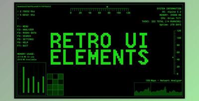 Megakrunch – Retro UI Elements 4K