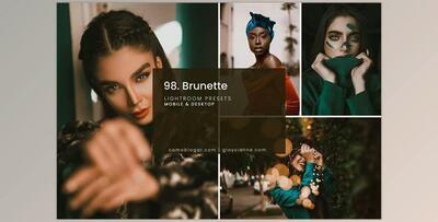98. Brunette Presets CreativeMarket-4998602 (DNG, XMP)